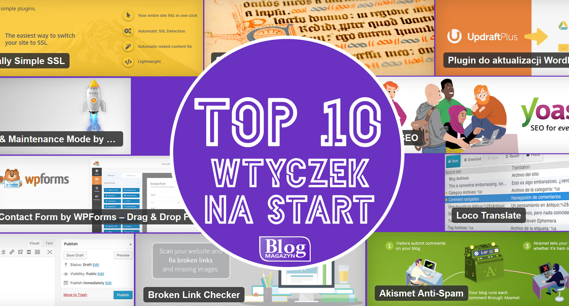 TOP 10 Wtyczek na dobry Start Bloga